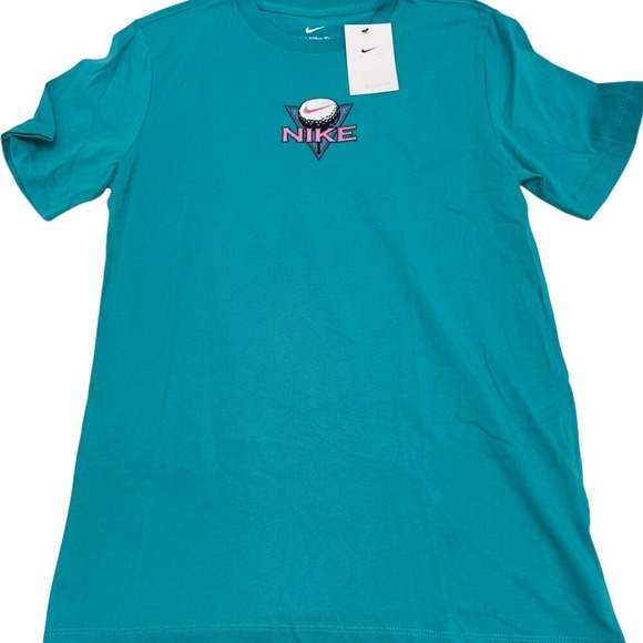 Nike Other - Nike Teal Golf Logo Tee with Pink & White Accents Men's size XL New